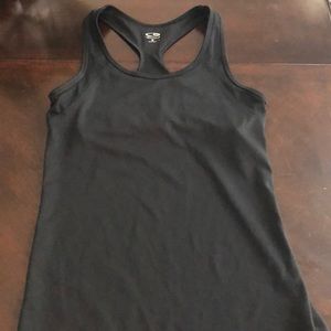 Fitted Workout Top with Built In Shelf Bra